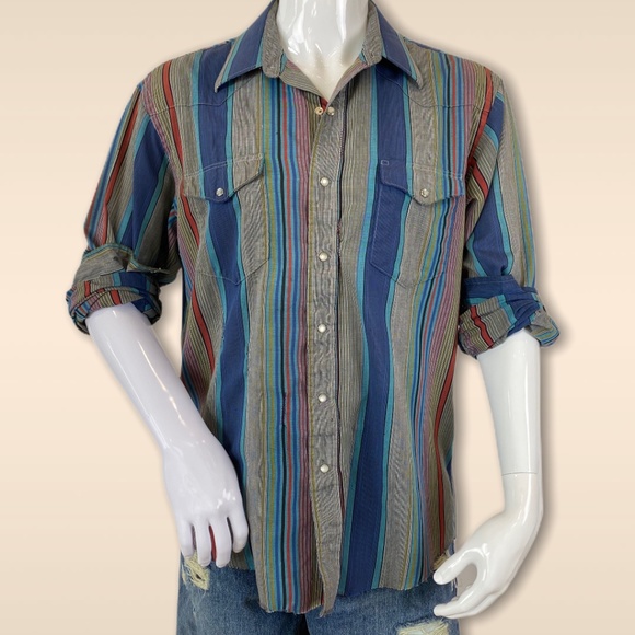 Wrangler Other - Vintage Wrangler Stripe Shirt